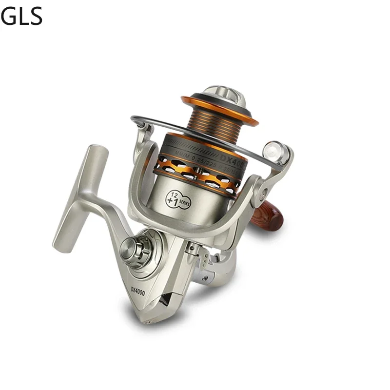 Spinning Fishing Reels Fishing Reels Fishing Reel Spinning 12+1BB Spinning Fishing Reel With Metal Spare Spool 5.2:1 Saltwater/Freshwater Carp casting reel
