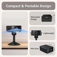 Mini caméra de sécurité intérieure, vision nocturne HD, autonomie de la batterie de 4 heures, détection de mouvement, alertes, stockage sur le cloud SD, contrôle par application téléphonique, caméra pour bébé 2