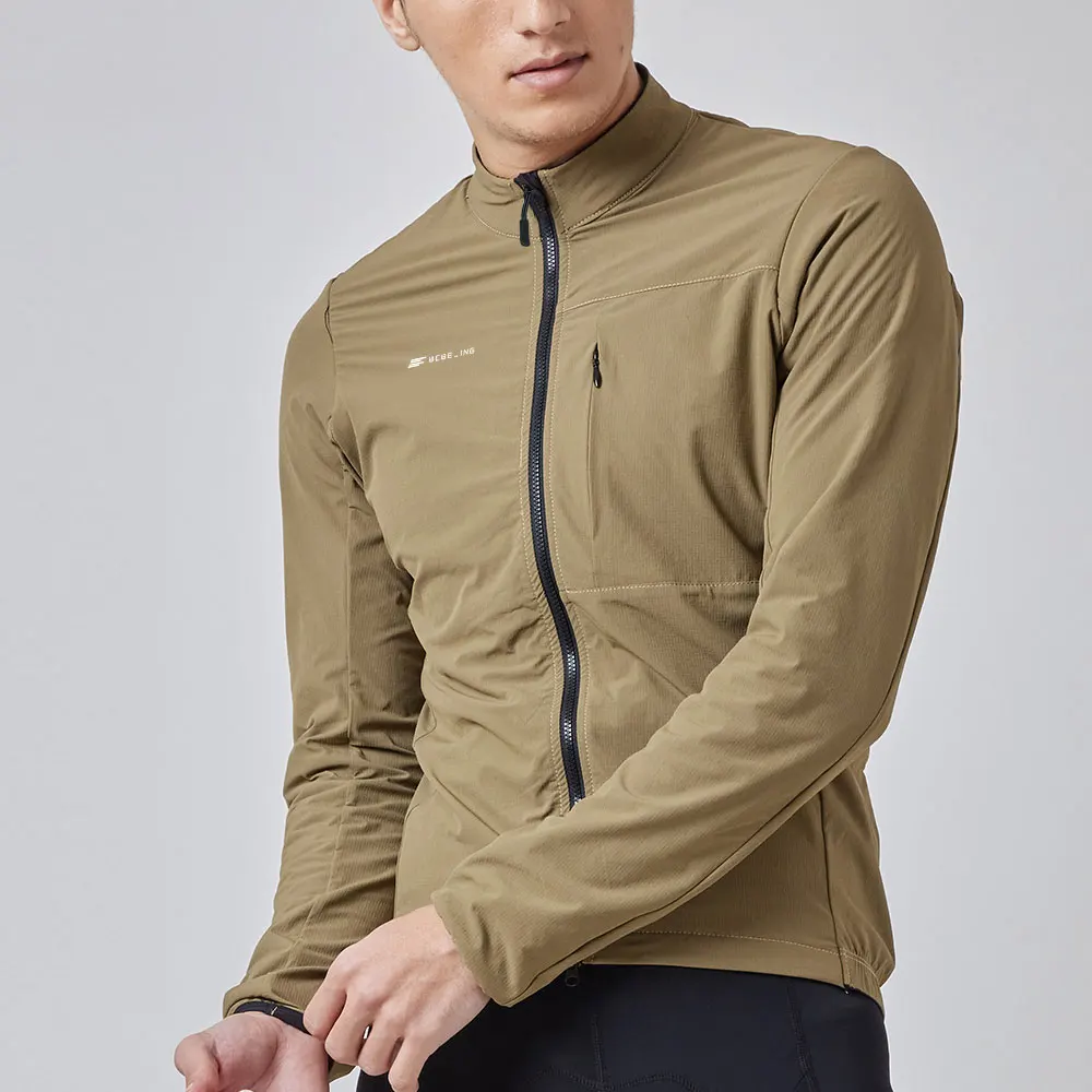 BCBE Winter Cycling Jacket Men Thermal Fleece Cycling jacket Long Sleeve Windproof Waterproof Warm Bicycle Jersey MTB Bike Coat