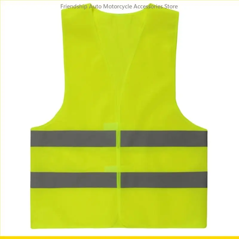 SZCH High Visibility Vest Drivers Workers Safety Vest Yellow Universal Mesh for Women Men Unisex Surveyor Crossing Guard