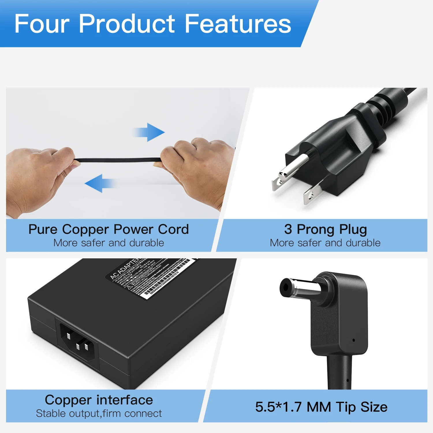 A17-230P1A는 Acer Shadow Knight Optimus 6 N24Jc1 Predator Tomahawk 300 Optimus Neo N23Q1 노트북 충전 소스 19.5V11.8A 어댑터 230