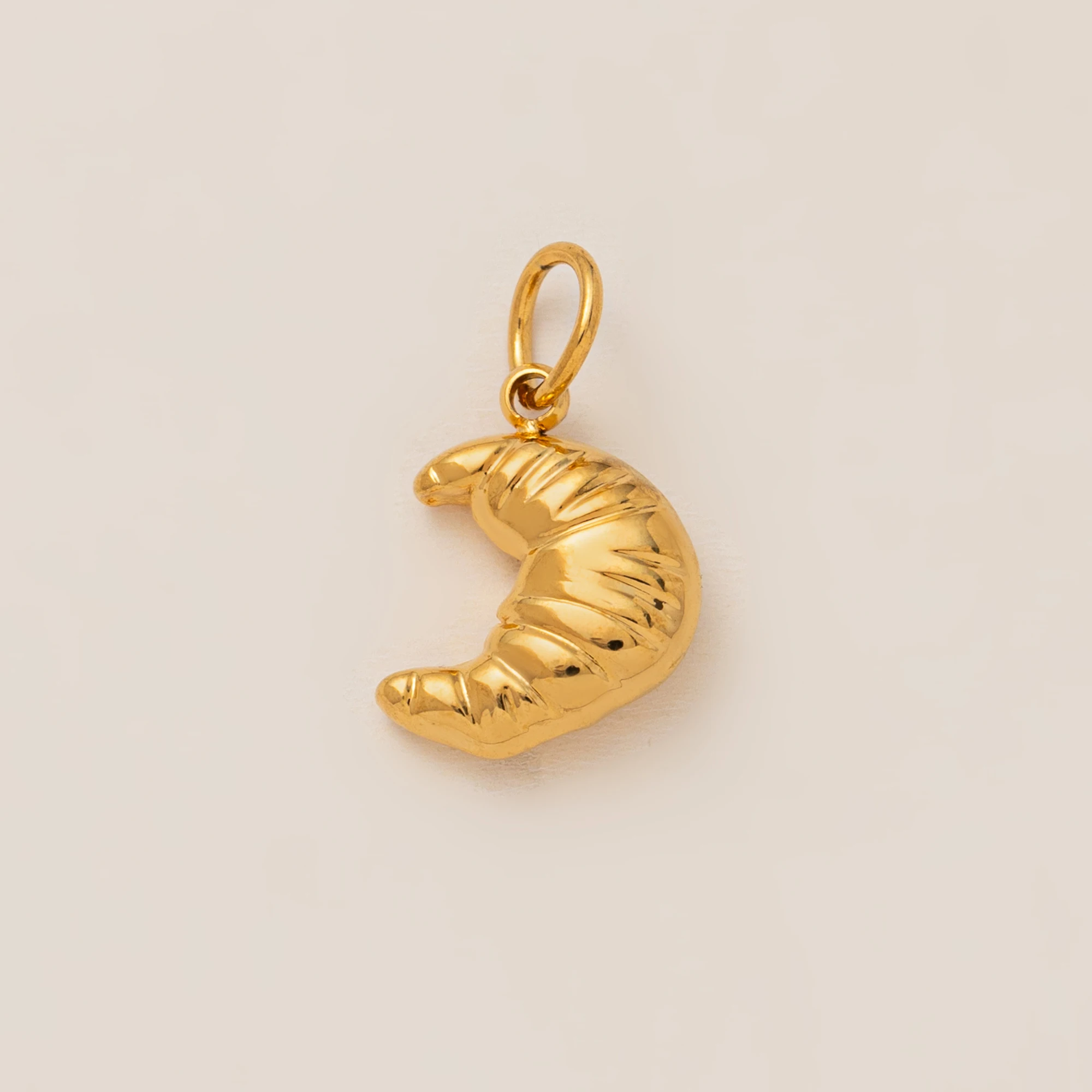 Minimalist Gourmet Style 18K Gold-Plated Pendant - Stainless Steel Jewelry Accessory