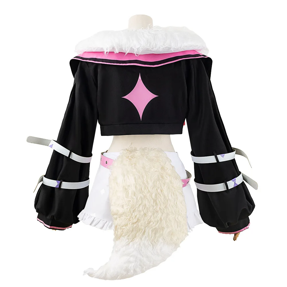Vtuber Fuwawa mococo abyssgardコスプレコスチューム、fwmc