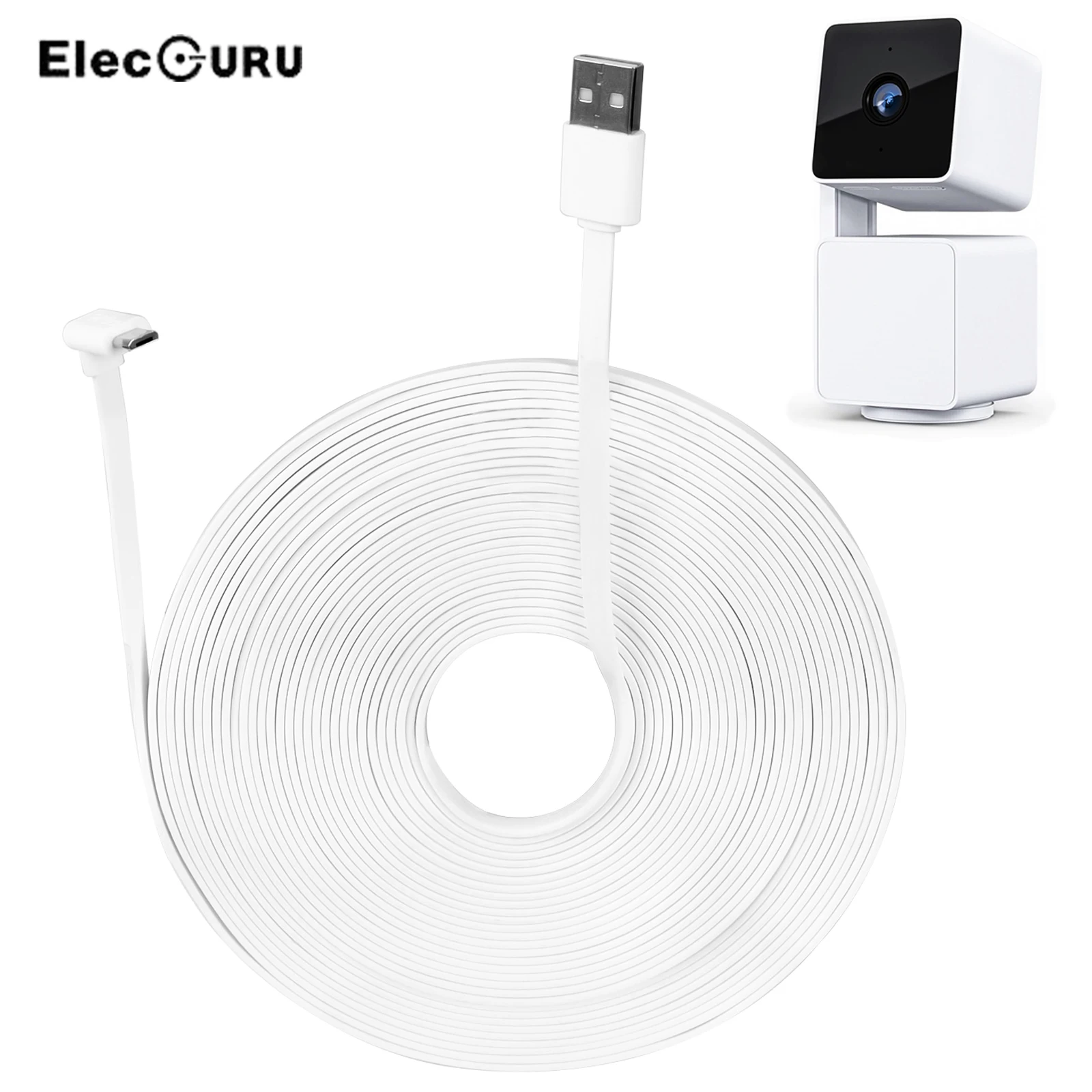 Wyze Cam Pan V3 Camera Cable 30ft/9m Waterproof Charging Cable Power Cord for Wyze Cam Pan V3 Security Camera Accessories