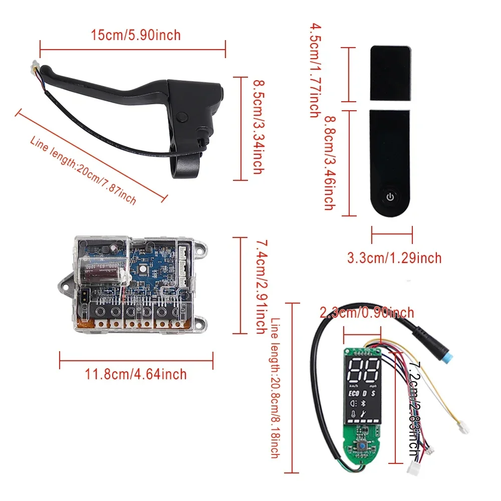 Motherboard Controller BT Digital Display Bremshebel Beschleuniger Für Xiaomi M365/PRO Elektrische Roller Vorne Oder Hinten Licht – Detail 11
