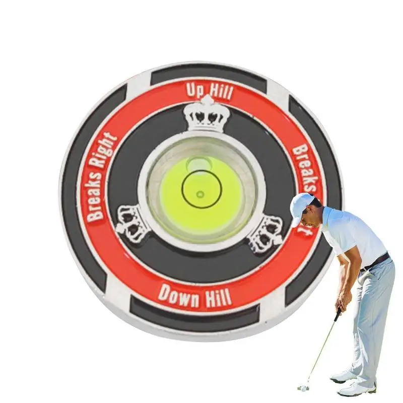 

New Golf Slope Putting Level Reading Aid Golf Hat Clip Ball Marker High Precision Green Reader Golf Accessories For Golfers Gift