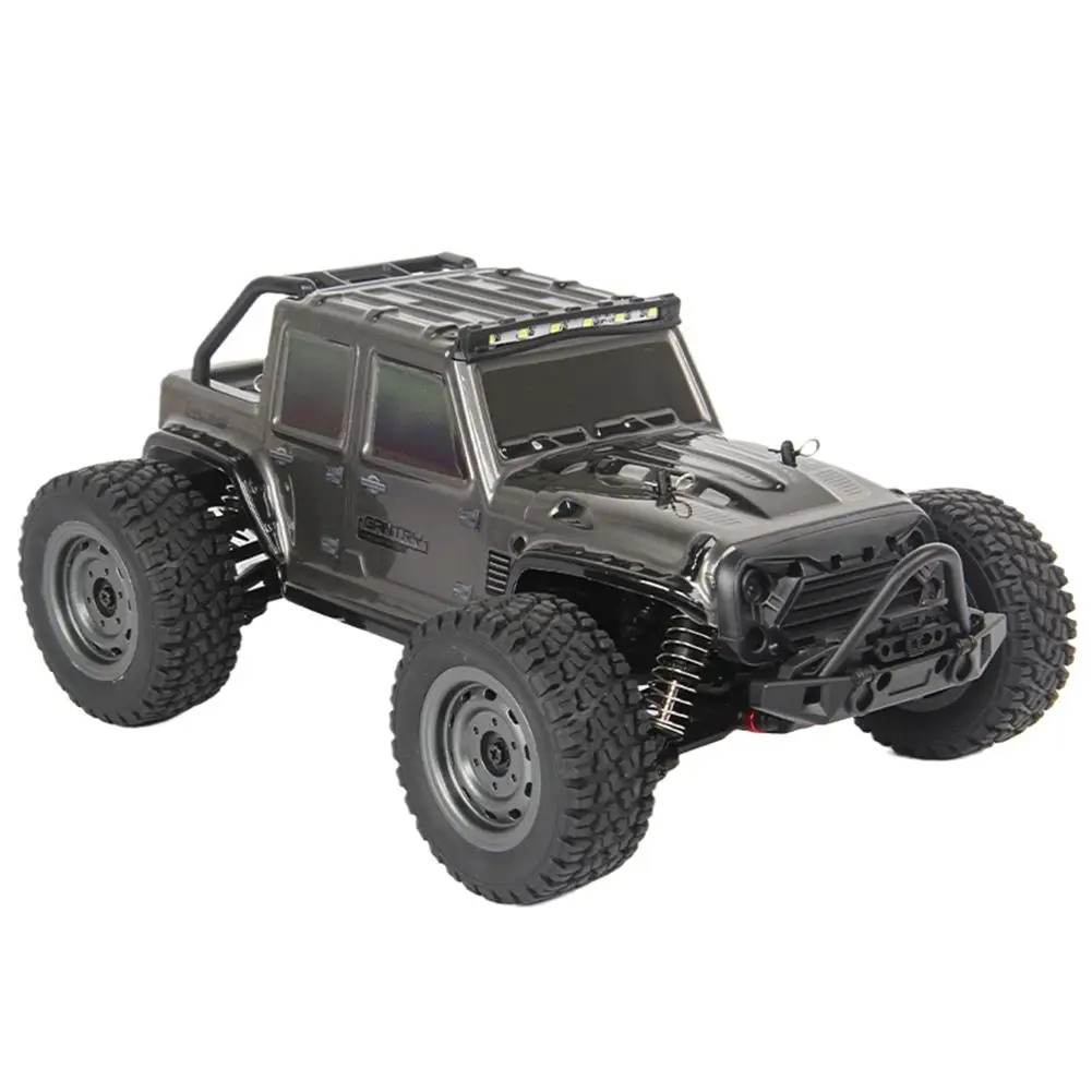 RC Cars 16103 1/16 2.4GHz 4wd Rc Car 390 High-speed Carbon Brush Magnetic Motor 5-wire Steering Gear Spring Shock Absorption Model remote control monster car