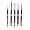 Nail Art Brush Set with Nylon Bristles - Precision Nail Drawing Pens for home Use 1