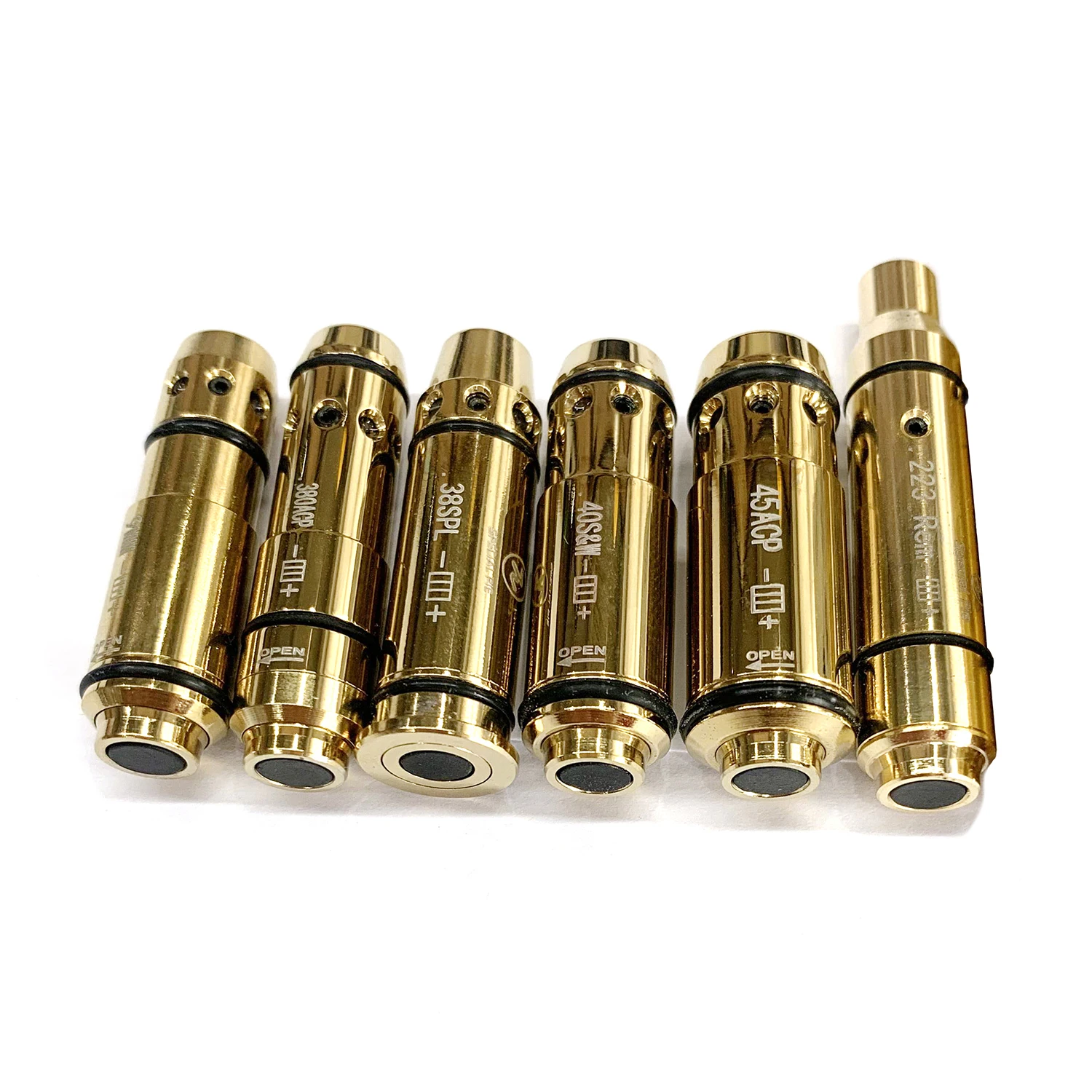 Tactical Training Laser Bullet, 9mm Bore Sight, Dry Firing Snap Caps, 38Spl,. 380ACP,. 40 .45ACP, Hunting Red Dot, Target J10C
