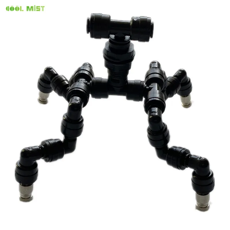 A86Adjustable4HeadReptileFoggerSprayMistSprinkler360Rotating