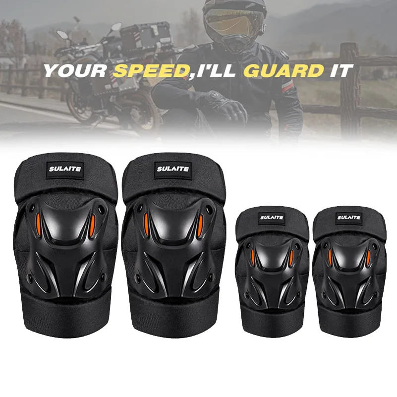 

Motorcycle Knee Pads Elbow Body Joint Protection Protective Ski Skateboard Snowboard Motocross Kneepad Guard.