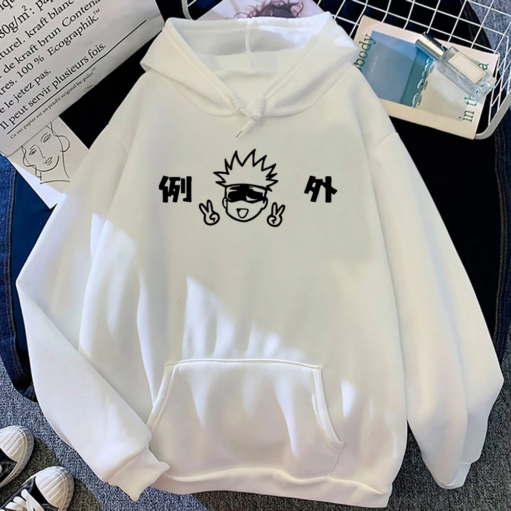

Gojo Satoru hoodies women Winter 90s clothing female Fleece tracksuit