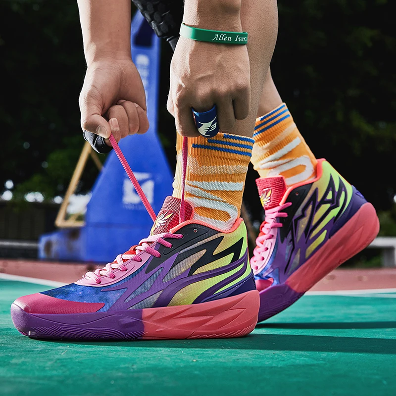 High Quality Lamelo Ball 2 Generation Basketball Shoes Actual Combat Non-slip New Sports Shoes for Men and Women - Image 6