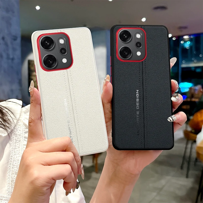 Business PU Leather + Soft TPU Edge Ultra Thin Phone Cover