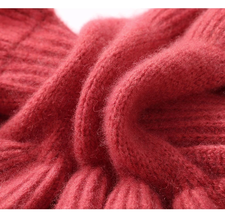 100% Kaschmir-Schal Kurzer Gestrickter Kreuzschal Warmer Nackenwärmer Einfarbig Vielseitig Herbst Winter Mode-Accessoire – Detail 18