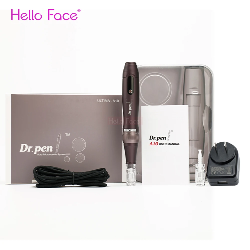 Dr pen Ultima A10 12 pcs Cartridge Wireless Derma Pen Skin Care Kit Microneedle Treatments Professionals Use Beauty Machine
