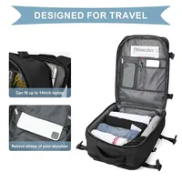Travel Backpack 41x29x18cm Unisex Laptop Backpack - Image 4