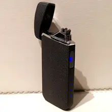 

NEW TY WINDPROOF USB ELECTRIC LIGHTER, Rechargeable Double ARC Flameless Plasma, GIFT