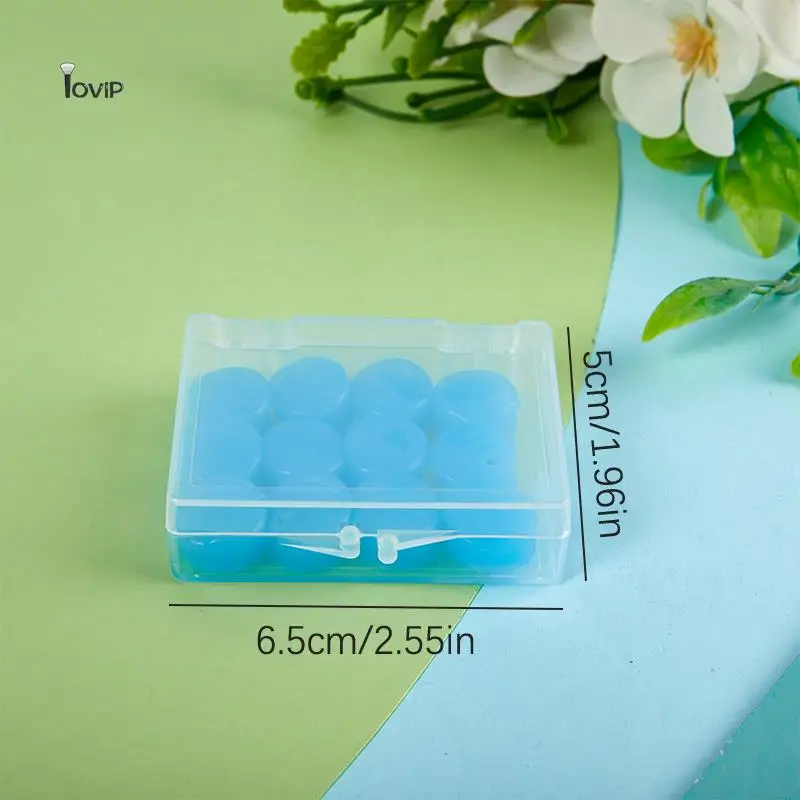 Silicone Earplugs 12PCS Reusable Wax Swimming Moldable Noise Reduction Sleeping Protection