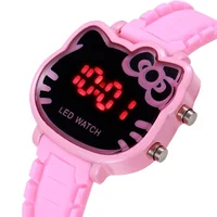 Children's Fashion Watch Simple LED Digital Watches for Kids Cute Cartoon Pattern Wristwatch Decoration Toys for Boys Girls 2