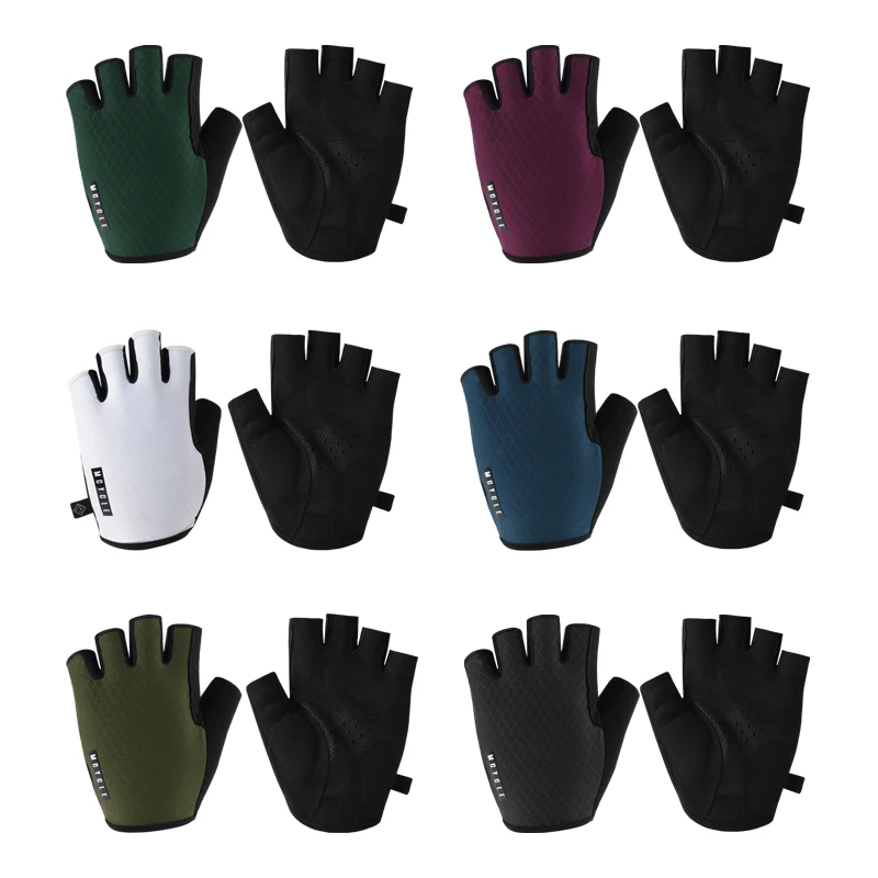 

Тканевые велосипедные перчатки Mcycle, дышащие однотонные противоударные перчатки с закрытыми пальцами