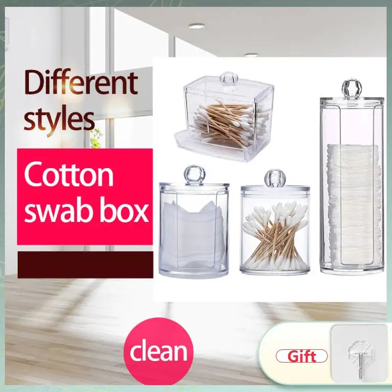 MakeupCottonPadStorageBoxforCottonSwabRodCosmeticsJewelry