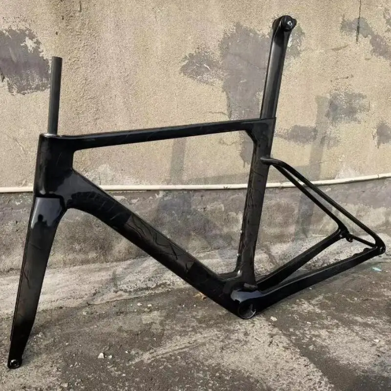 New Model OSTRO Carbon Frame T47A BB Custom Color Naked Carbon Painting Carbon Road Bicycle