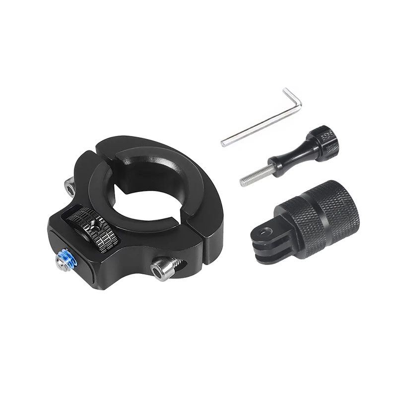Universal Metal Motorcycle/Bike Handlebar Mount with 1/4 Screw