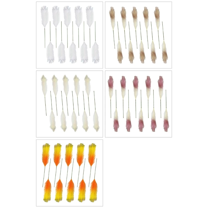 

Искусственная ветка цветка, искусственная ветка пампасной травы, простота ухода для любого случая, современный домашний акцент