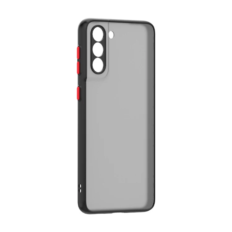 Luxury Skin Feel Armor Shockproof Hard Phone Case - Premium Protective Cover