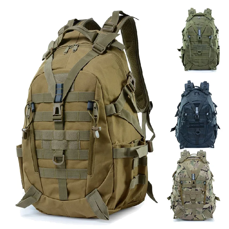 

Military Tactical Backpack Molle Bag Large Capacity Camo Outdoor Hunting Equipment Camping Mountaineering Sports Travel Bag