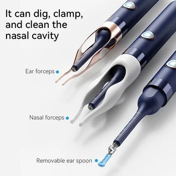 Upgraded Smart Visual Ear Wax Cleaner With Camera 800W HD Endoscope Multi-Functional Visual Ear Cleaning Tool Includes Storage