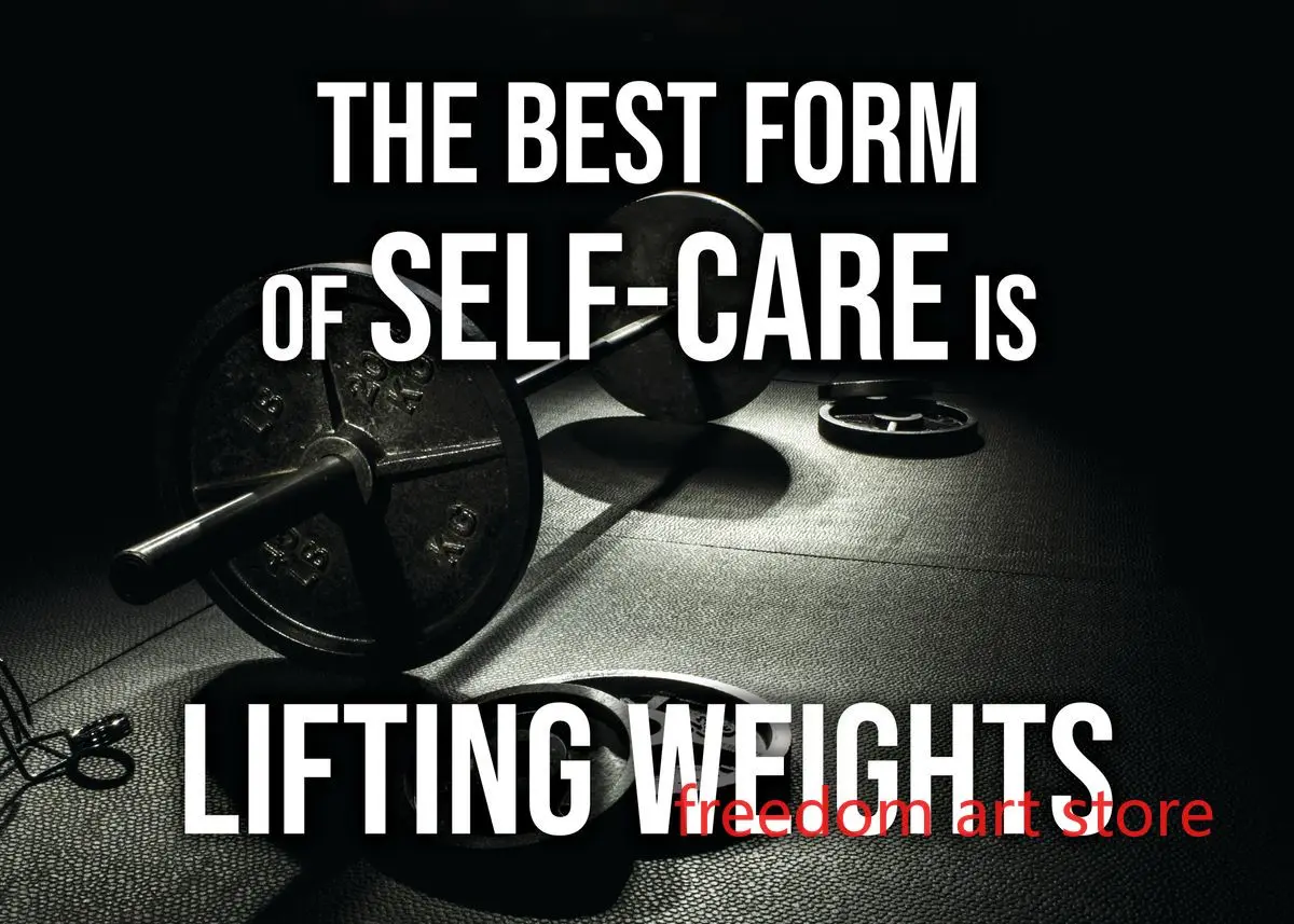 Gym Motivation Muscle Man Bodybuilding Fitness Strength Barbell Art Poster  Canvas Painting Wall Print Picture for Home Gym Decor - AliExpress, image size:1200x857