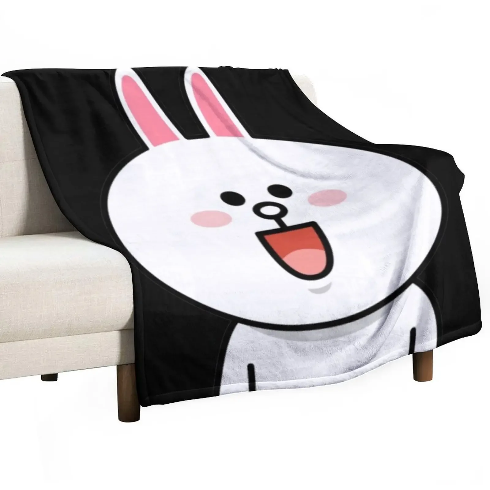 

Cute Cony Throw Blanket Stuffeds For Sofa Thin Sleeping Bag Plaid Blankets