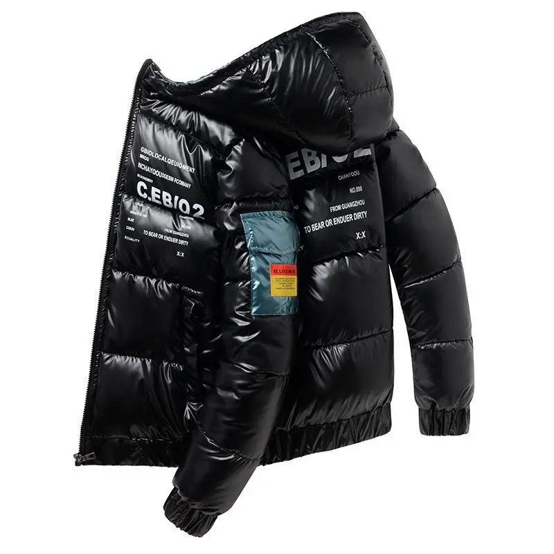 

Cotton-padded Jacket Short Clothes Coat Tcotton-padded Jacke Trend Handsome Outwear Autumn Winter Padded Jacket Thicker Overcoat