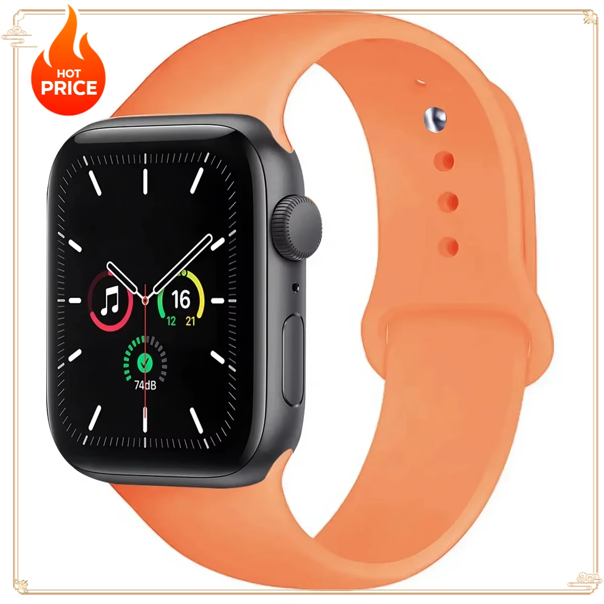 Premium Silicone Strap for Smartwatch - Versatile and Durable Design