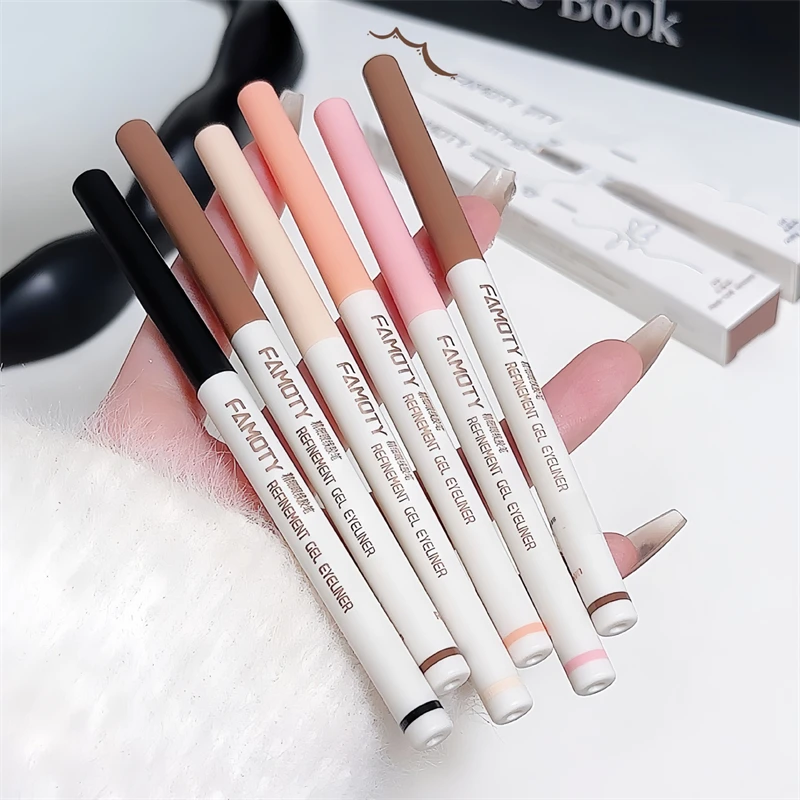 Lying Silkworm Eyeliner Gel Pen Waterproof Long Lasting