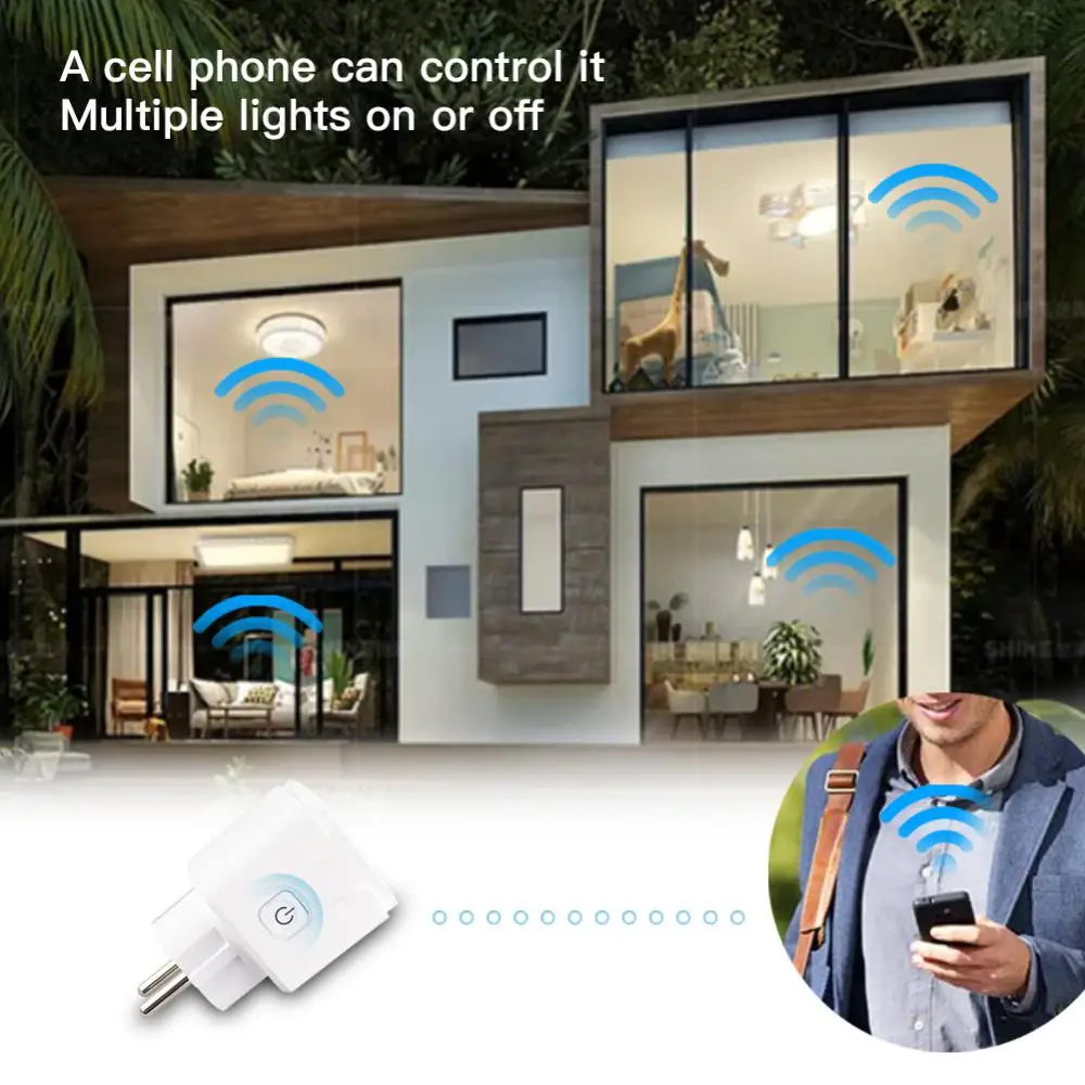 Apple Homekit Smart Socket WiFi Electrical Outlets Plug  Remote Siri Voice Control Wall Light Switch Smart Home Part