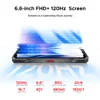 World Premiere DOOGEE S118 Pro 5G Rugged Phone 6.6'' FHD 120Hz 8GB RAM 512GB ROM 10800mAh Battery Android 14 Cell Phone With NFC 4