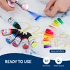 Foreverlily 24PCS Acrylic Paint Ink Set Airbrush Spray Nail Art Inks Water Pigment for Painting Nail Art Tool 10ml 3