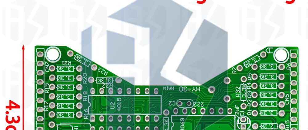 1 ~ 3PCS DC 5V Rot Blau Grün LED Elektronische Sanduhr DIY Kit Geschwindigkeit Einstellbar Lustige Elektronische DIY Kits LED Doppel Schicht PCB – Detail 17