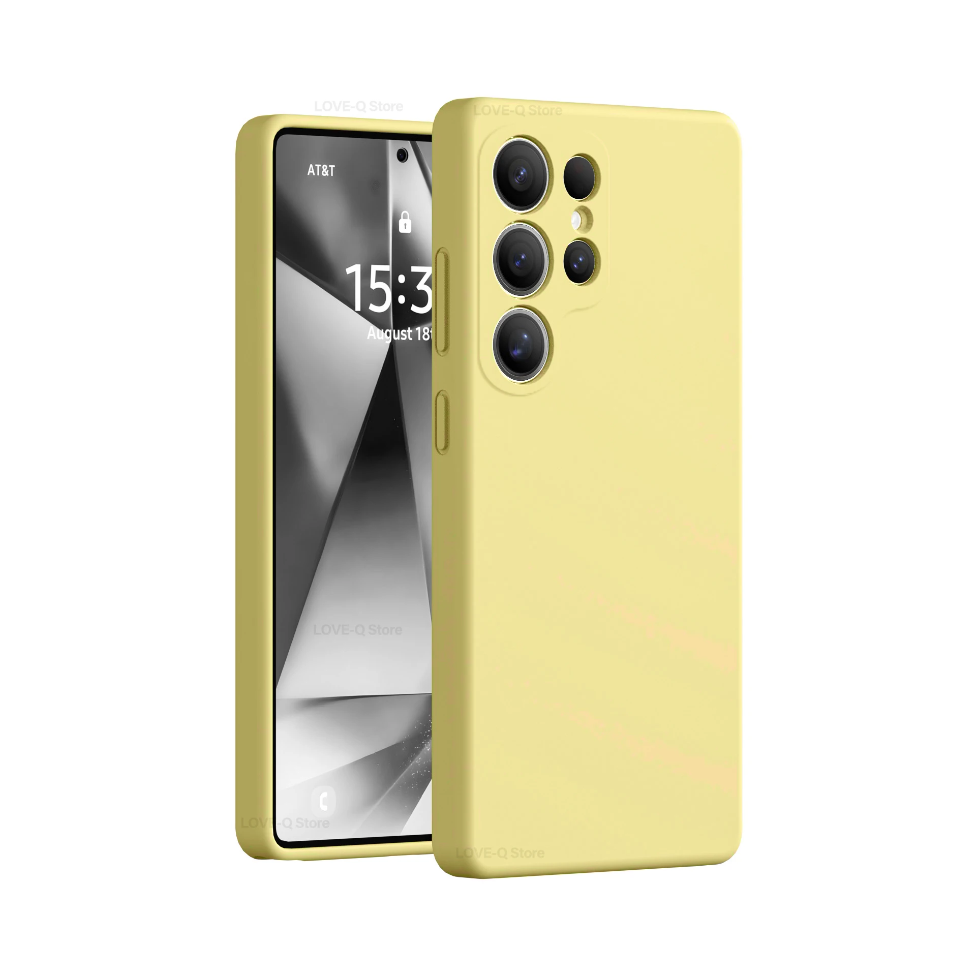 Luxury Liquid Silicone Soft TPU Phone Case Cover