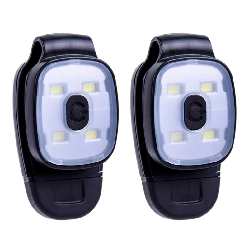 

2Pcs Clip-on Lights USB Rechargeable Night Running Chest Lights LED Running Lights for Dog Walking Hiking Joggers