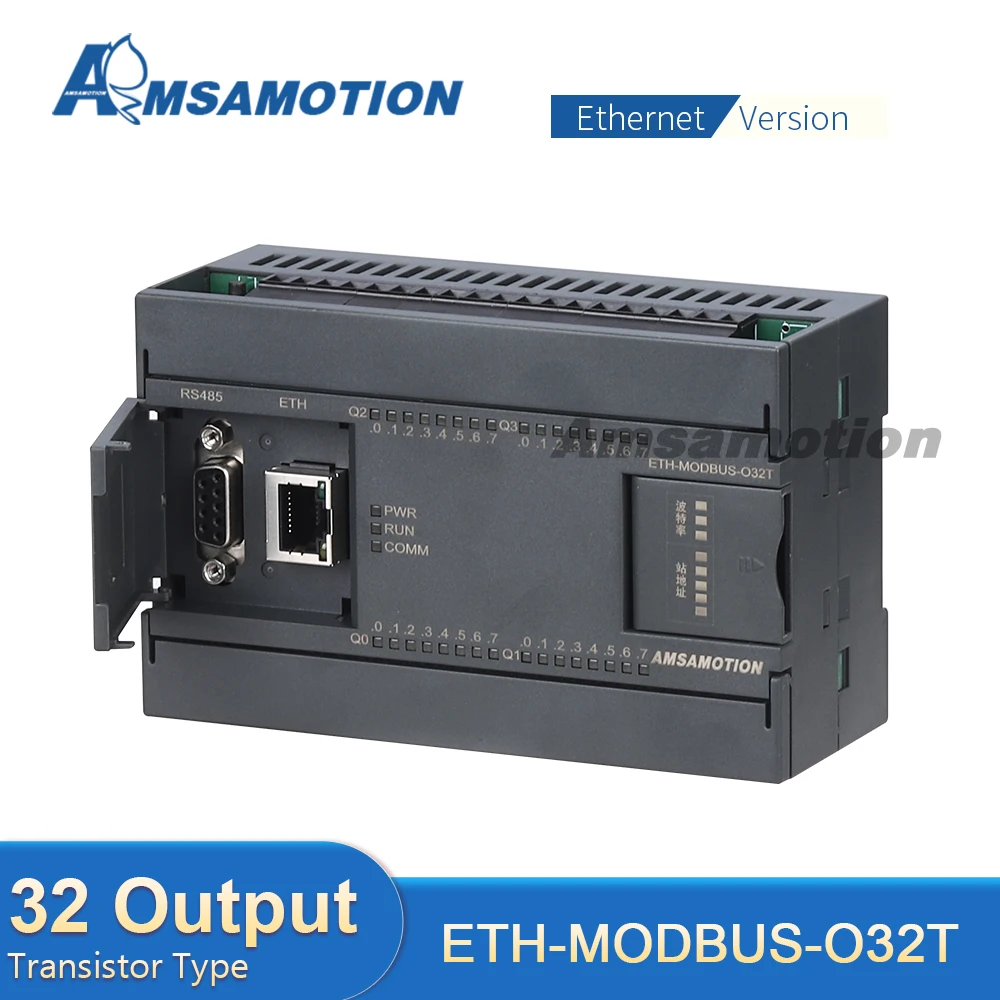 

ETH-MODBUS-O32T RTU Protocol RS485 PLC Extensible Module 32 Channel Output Transistor Type IO module Digital