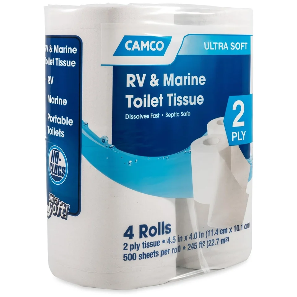 Biodegradable Fast Dissolving Toilet Tissue Rolls