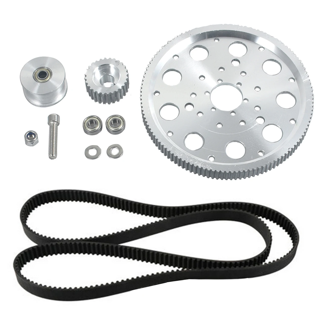 

Belt Drive Driving Sprocket Assembly For 66cc 80cc 2 Stroke Motorized Bike Gas Motor Bicycle T-Belt Type 5M-1350 Chain Tensioner