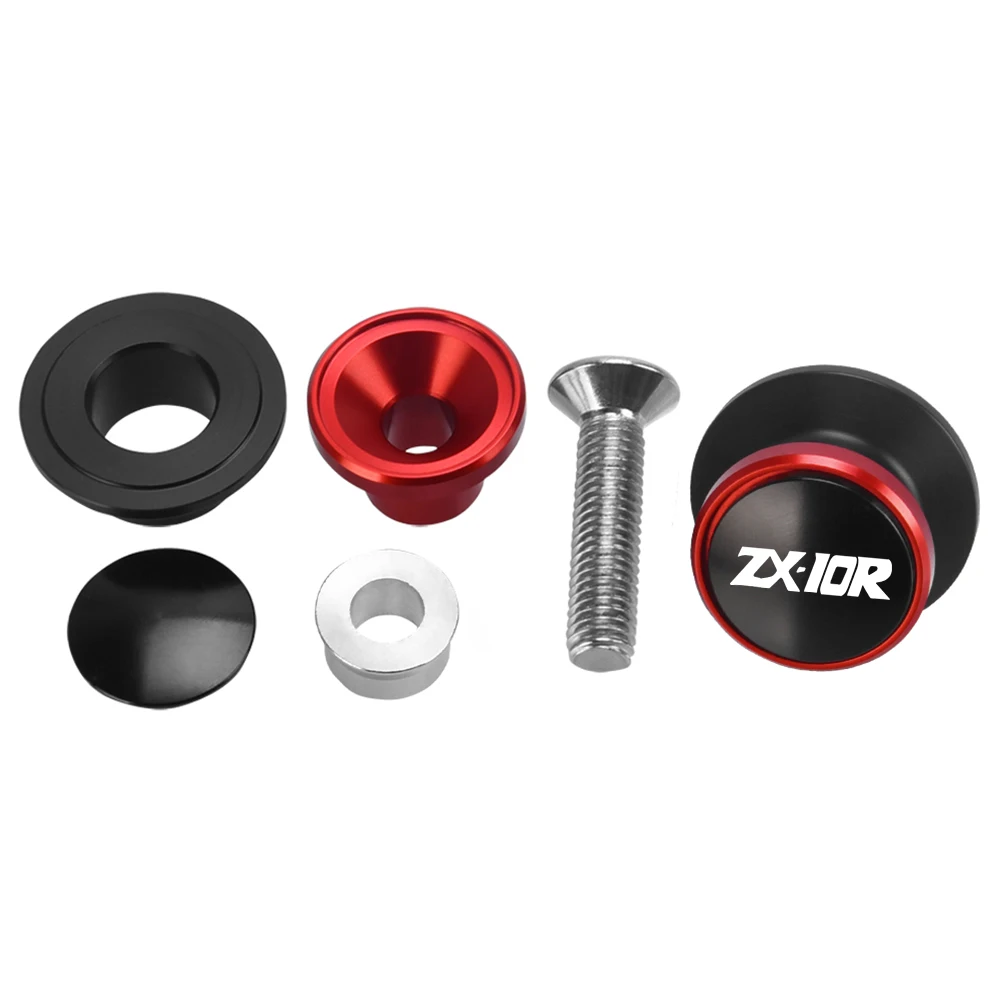 FOR Kawasaki ZX 10R ZX10R ZX-10R 2004-2019 2020 2021 NINJA ZX 10R 2022 Motorcycle 8MM Swingarm Spools Rear Stand Screws Sliders