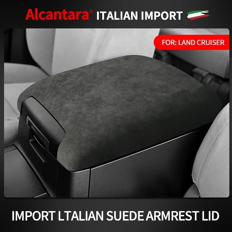 

Alcantara For Toyota Land Crusier Lexus LX Series 2010 -2022 Car Armrest Box Lid Cover Case All-inclusive Protective Panel Shell