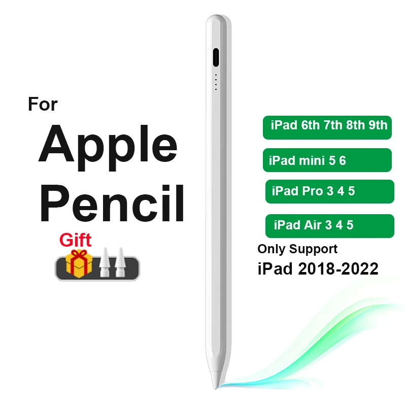Per 2020 Ipad Pro 11 12.9 Penna Touch Screen Capacitiva Matita Stilo Da Disegno Attiva Per Ipad Air 3 4 5 Mini 5 6 Matita Apple