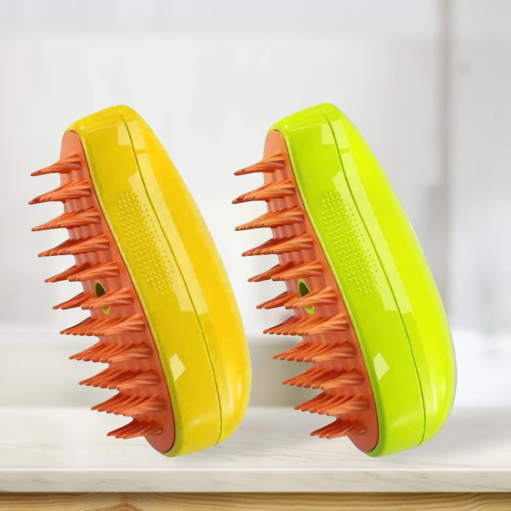 Description Picture 4 of item3 In 1 Cat Steamy Brush with Spray Port Electric Spray Brush Versatile Cat Dog Depilation Brush for Removing Tangled Loose Hair